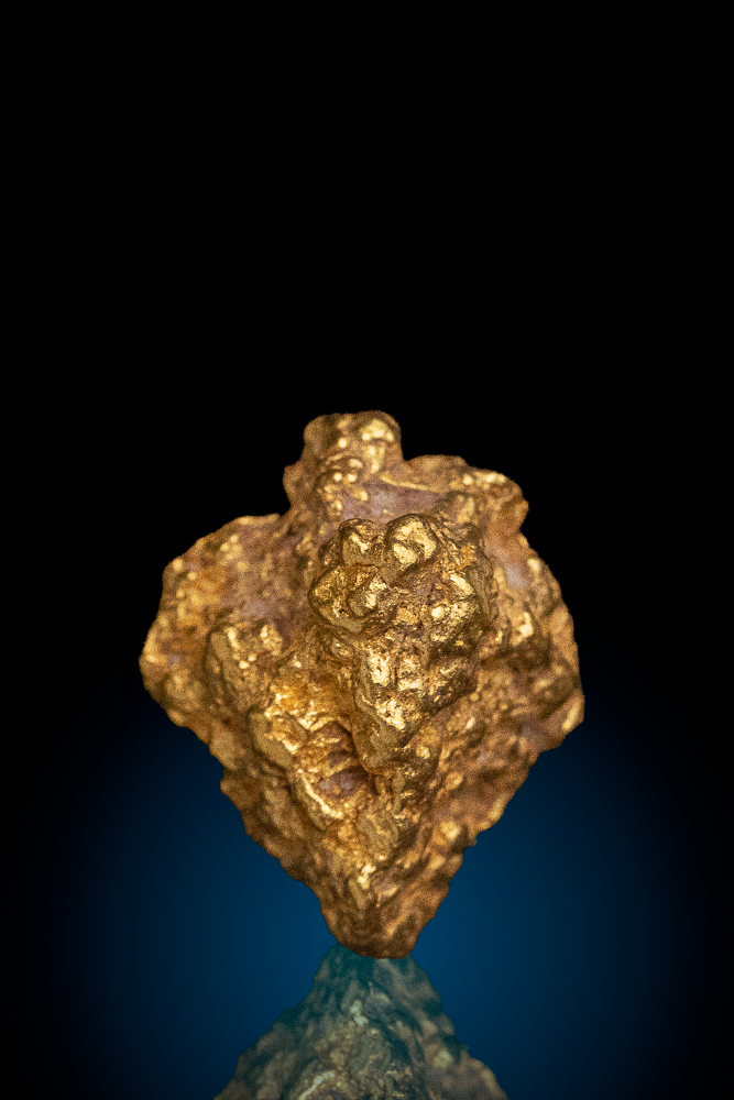 (image for) Trinagular Natural Gold Nugget from Colorado - 2.86 grams